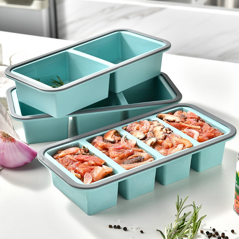Meal Prep Soup - Large Ice Cube Freezer Molds -