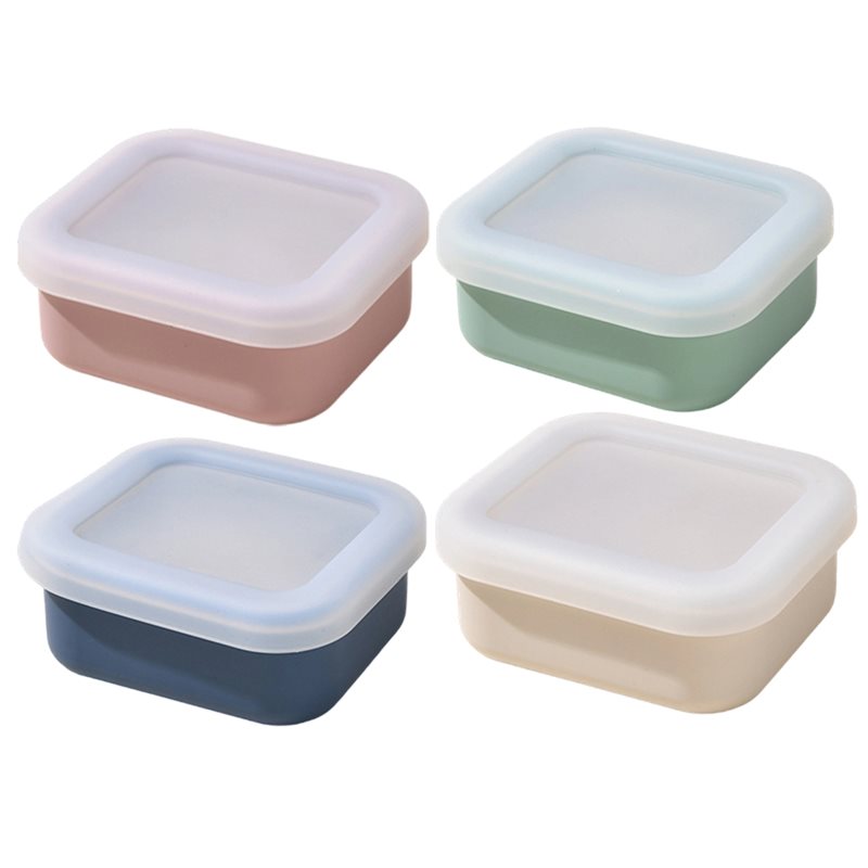 Meal Prep Soup - AB33-4-Pack Silicone Freezer Molds With Lids