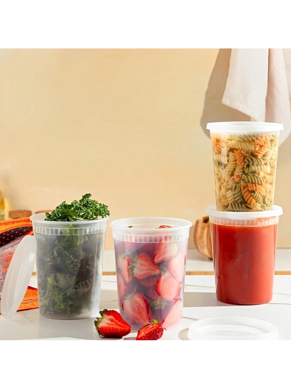 24Pack 32oz Deli Containers wi - огляд і ціна Meal Prep Soup