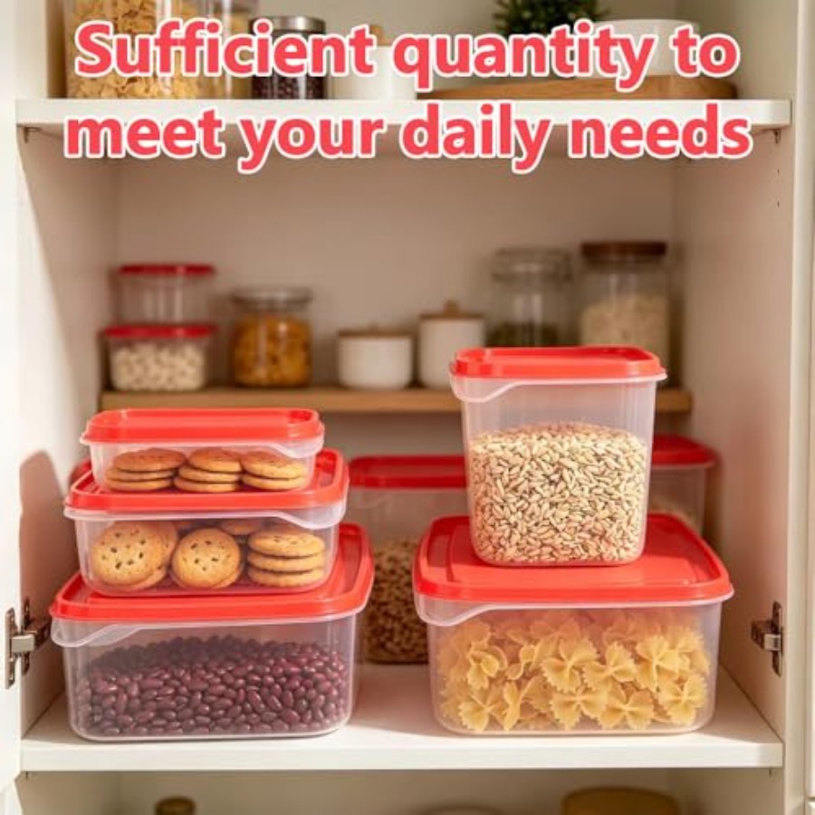 17Pcs Plastic Food Storage Set - огляд і ціна Meal Prep Usa