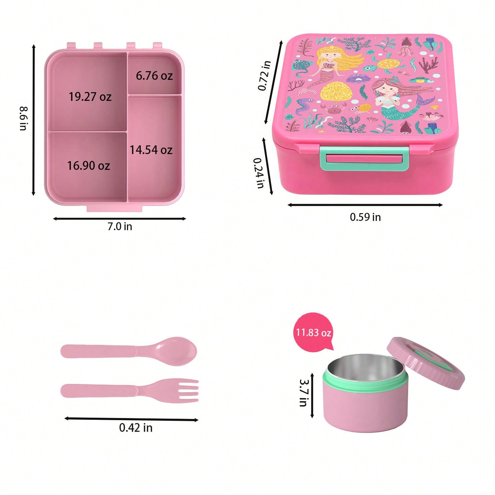 Children Bento Lunch Box with  - огляд і ціна Meal Prep Soup