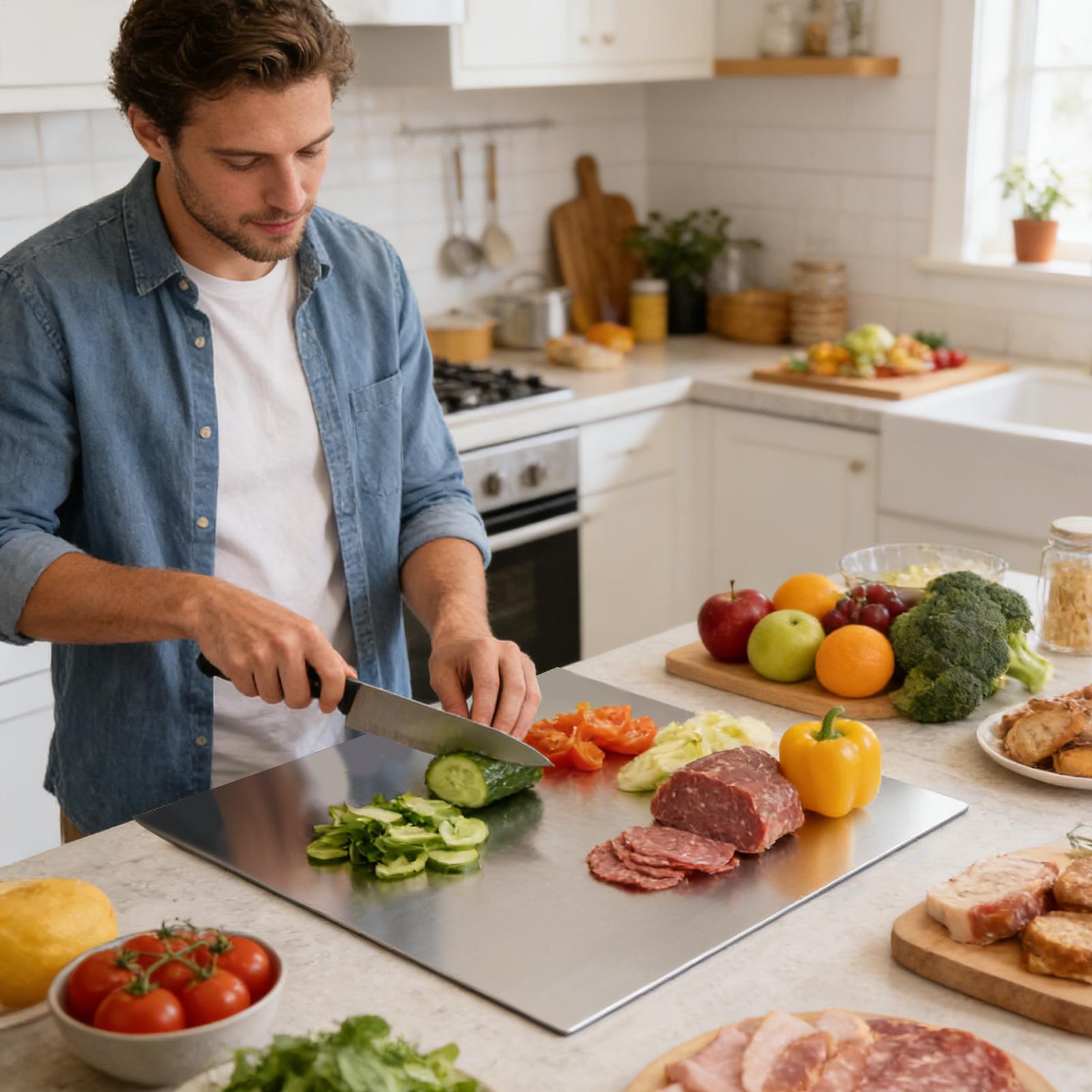 Stainless Steel Cutting Board  - огляд і ціна Meal Prep Usa
