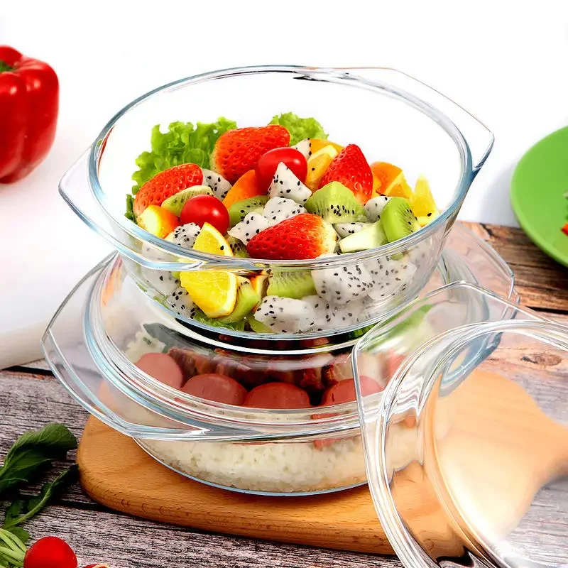 Tempered Glass Bowl with Lid H - огляд і ціна Meal Prep Soup