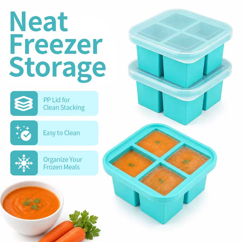 Silicone 4-Compartment Food St - огляд і ціна Meal Prep Soup