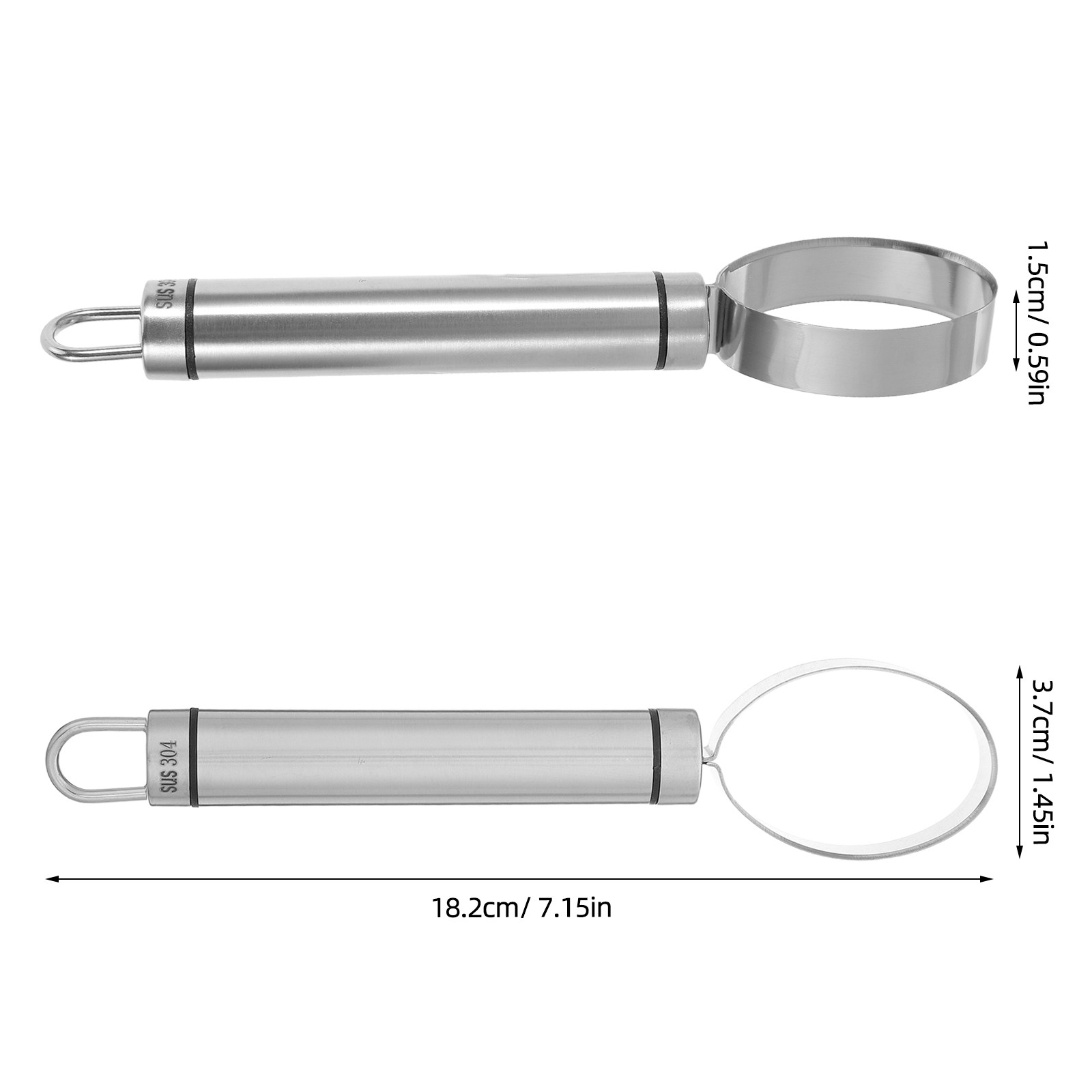 2Pcs Stainless Steel Fruit Cor - огляд і ціна Meal Prep Zucchini