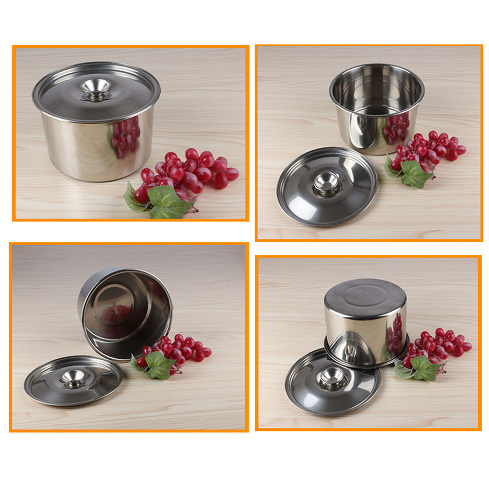 Stew Pot Stockpot Stainless St - огляд і ціна Meal Prep Soup