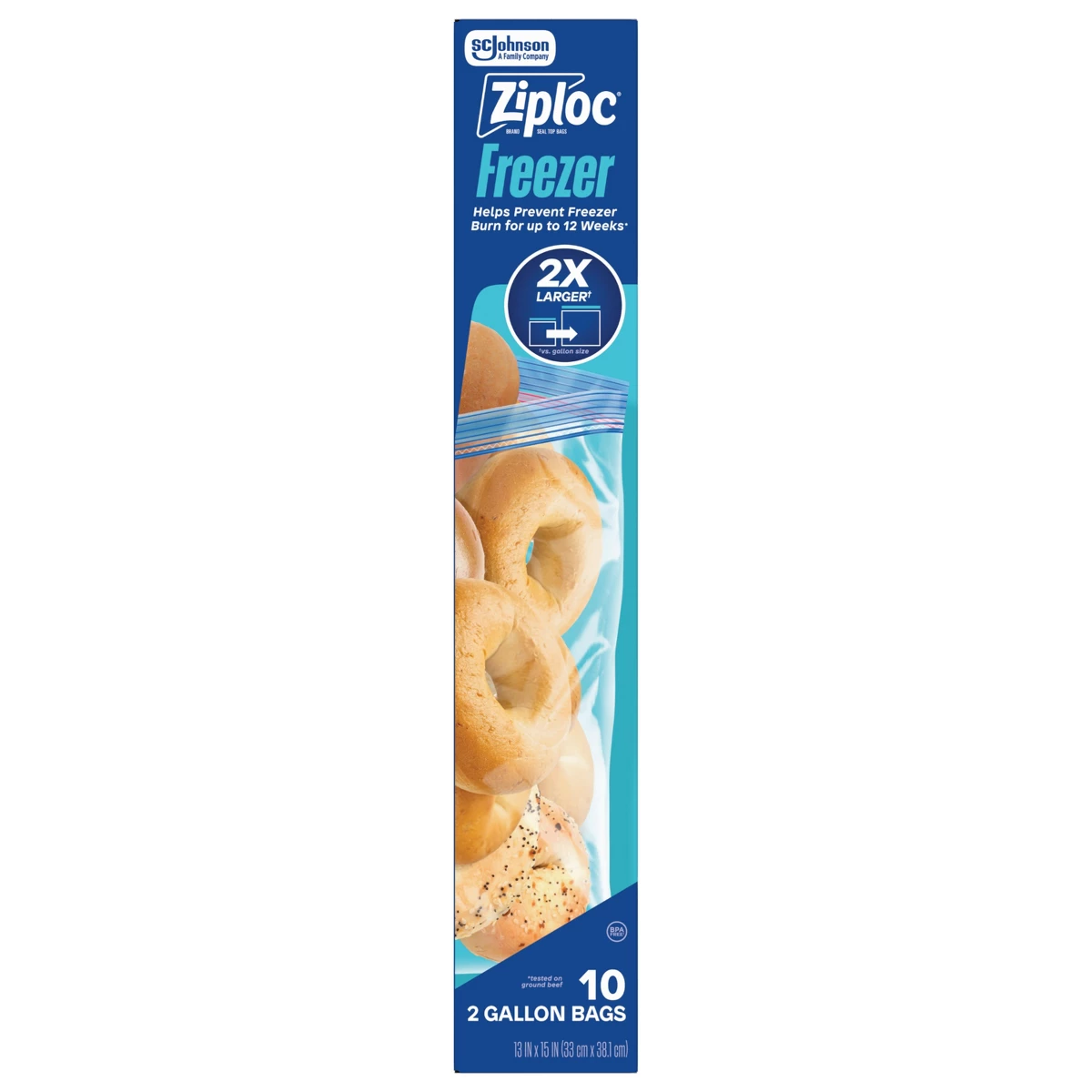 Ziploc Two Gallon Freezer Bags - огляд і ціна Meal Prep Ziploc