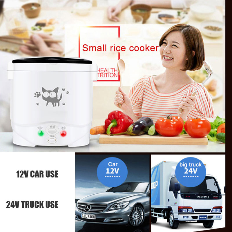 12V 24V Mini Rice Cooker Car T - огляд і ціна Meal Prep Soup