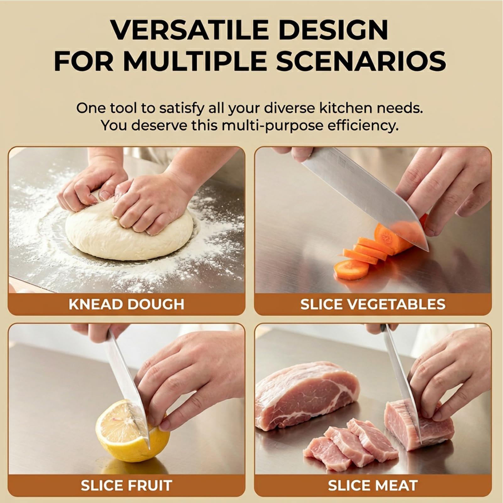 Stainless Cutting Board Dishwa - огляд і ціна Meal Prep Usa