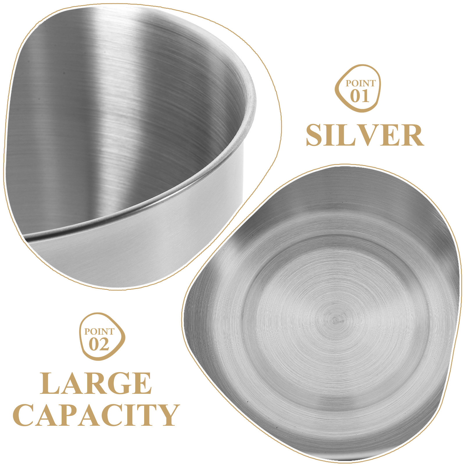 Deep Stainless Steel Mixing Bo - огляд і ціна Meal Prep Usa